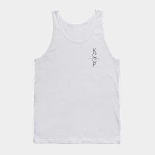 Keep Believing Motivational Word Art Minimalist Aesthetic Design Tank Top